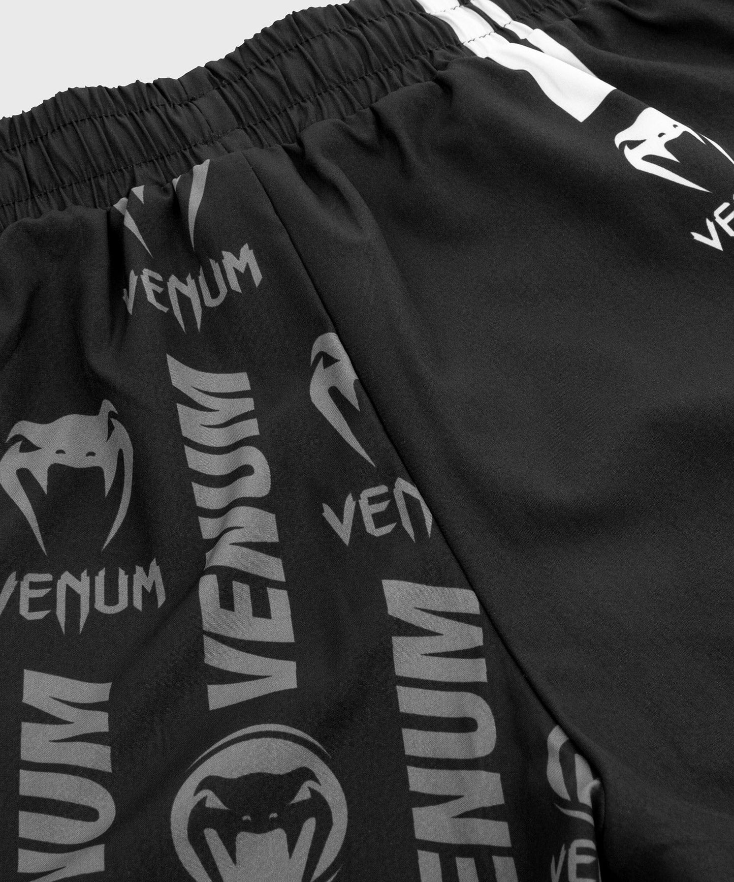 Venum Logos Training Shorts - Black/White