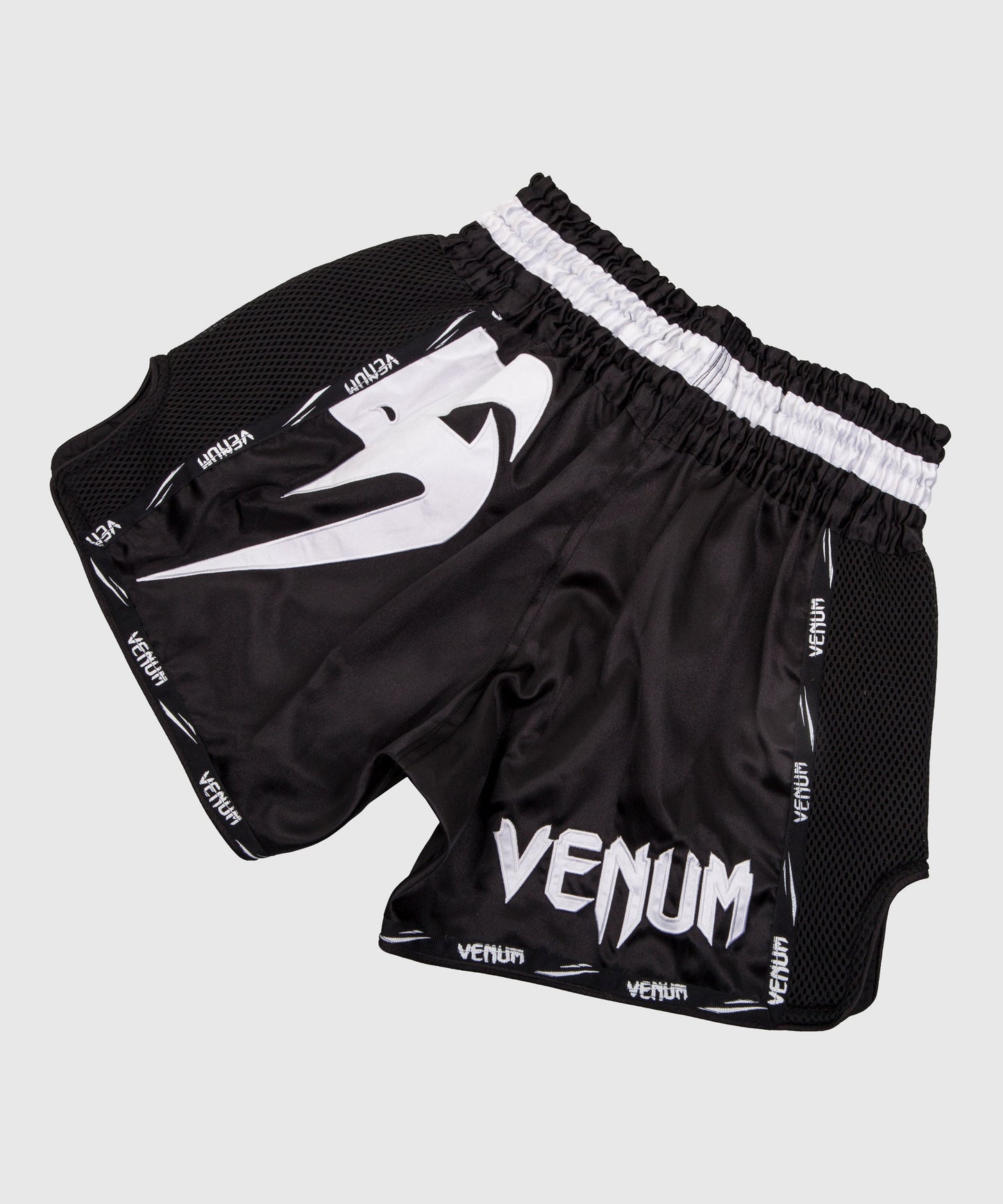 Venum Giant Muay Thai Shorts - Black/White