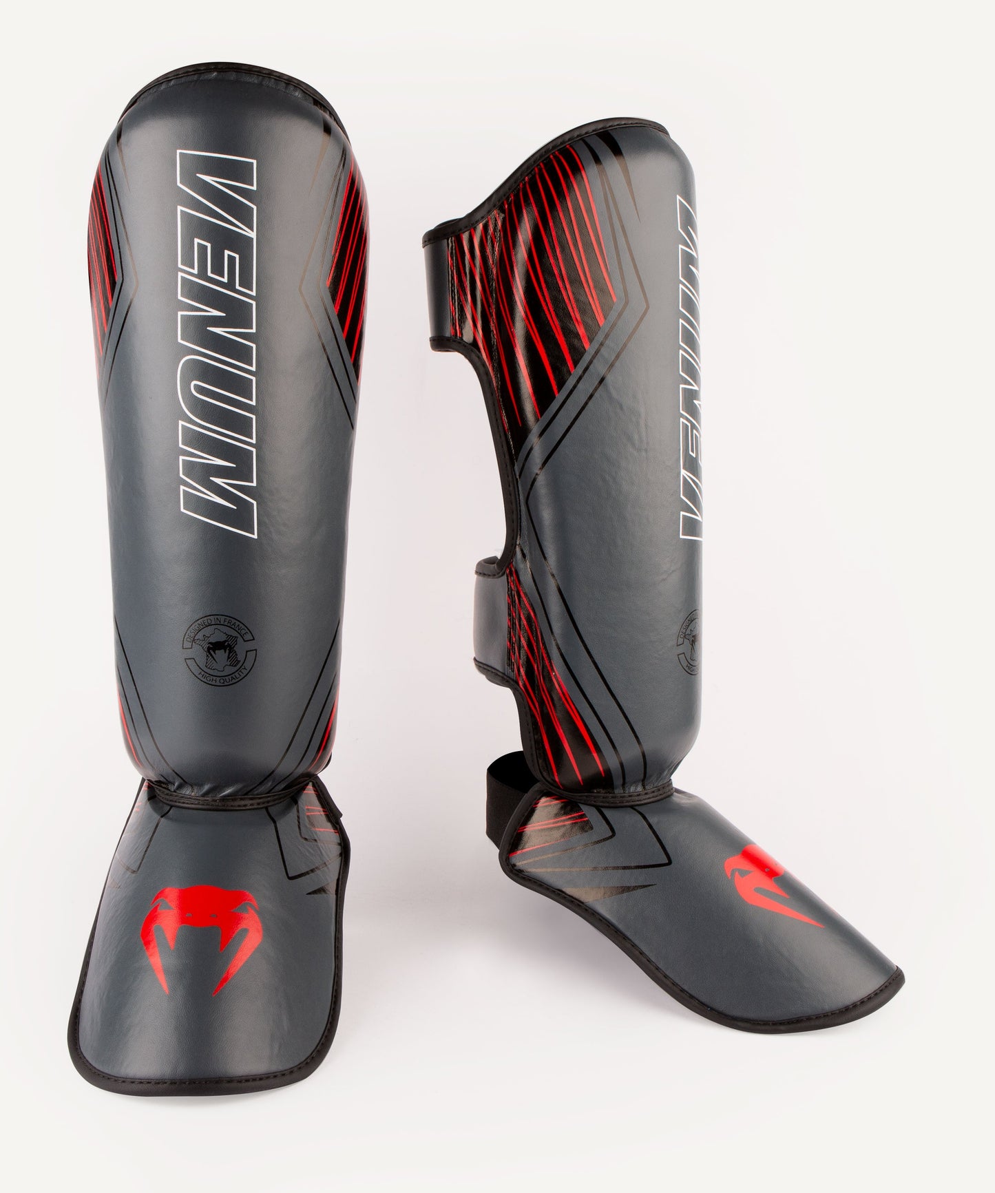 Venum Contender 2.0 Shin Guards - Black/Red
