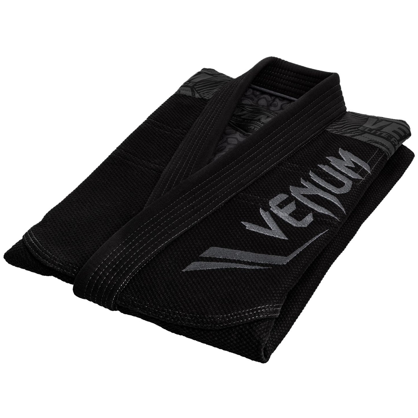Venum Elite BJJ Gi - Black/Black
