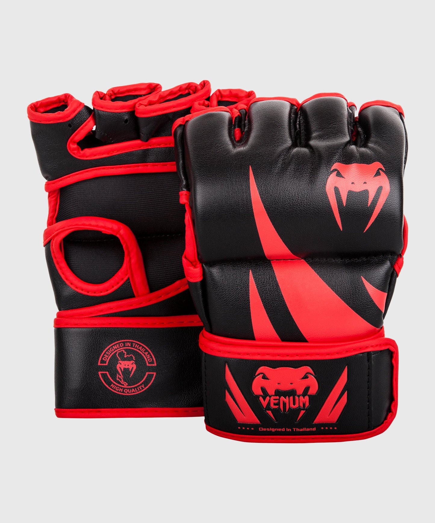 Venum Challenger MMA Gloves - Without Thumb - Black/Red
