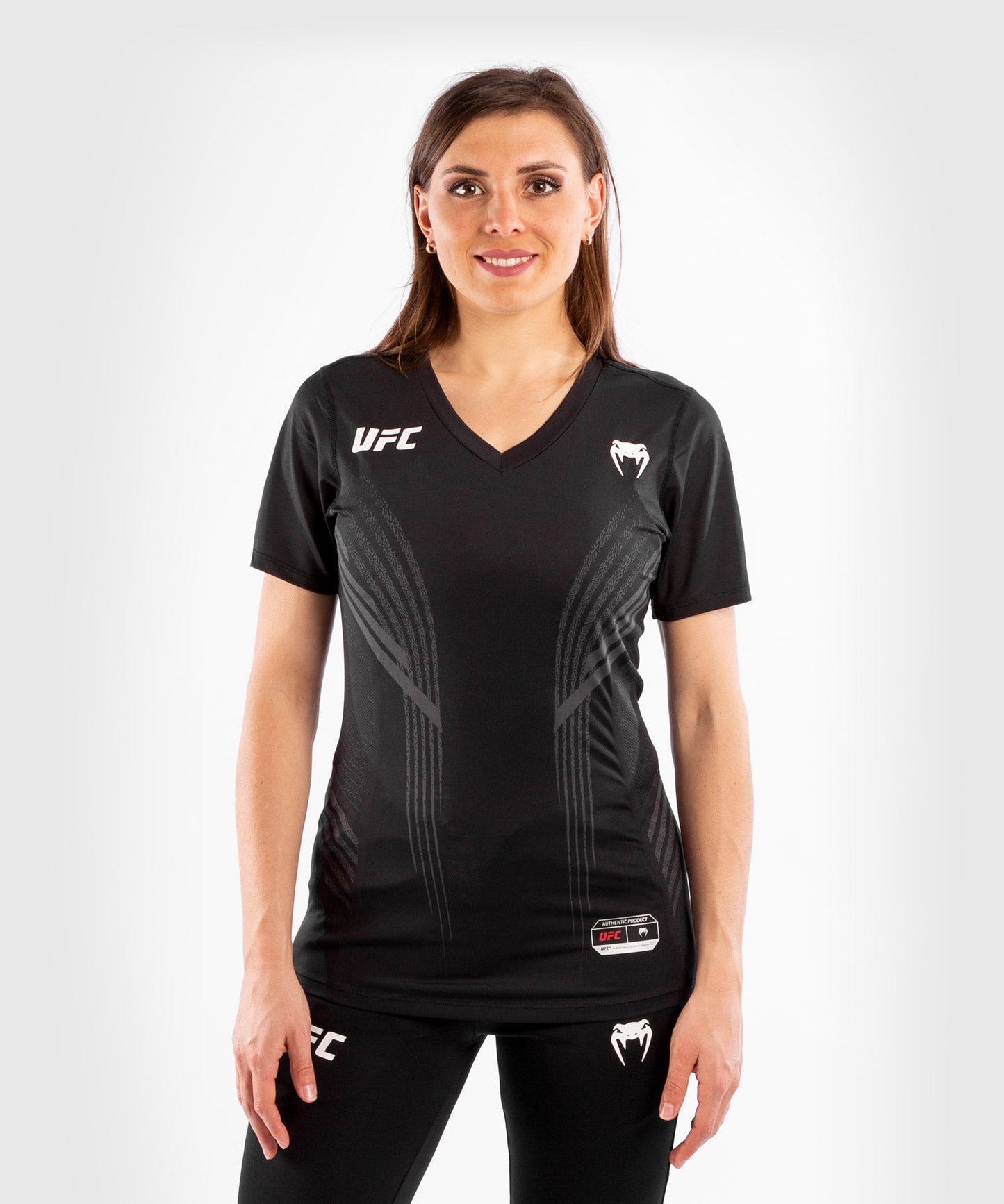 UFC Venum Authentic Fight Night Women's Walkout Jersey - Black