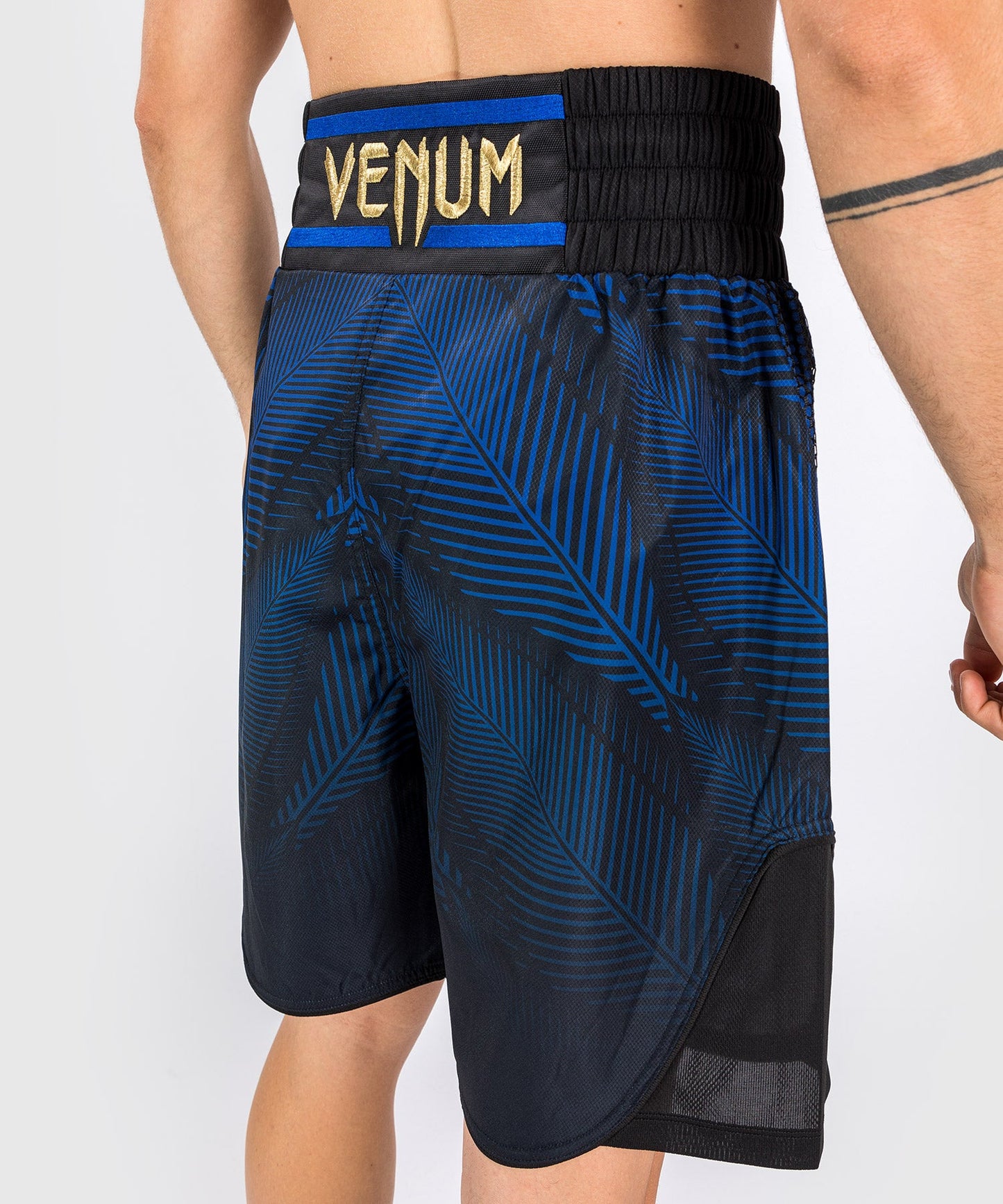 Venum Phantom Loma Boxing Short - Black/Blue