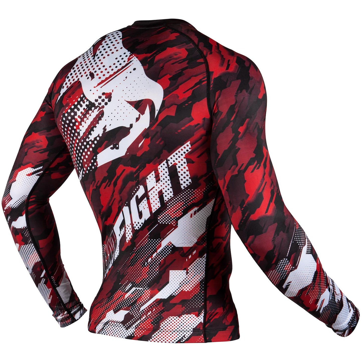 Venum Tecmo Rashguard - Long Sleeves - Red