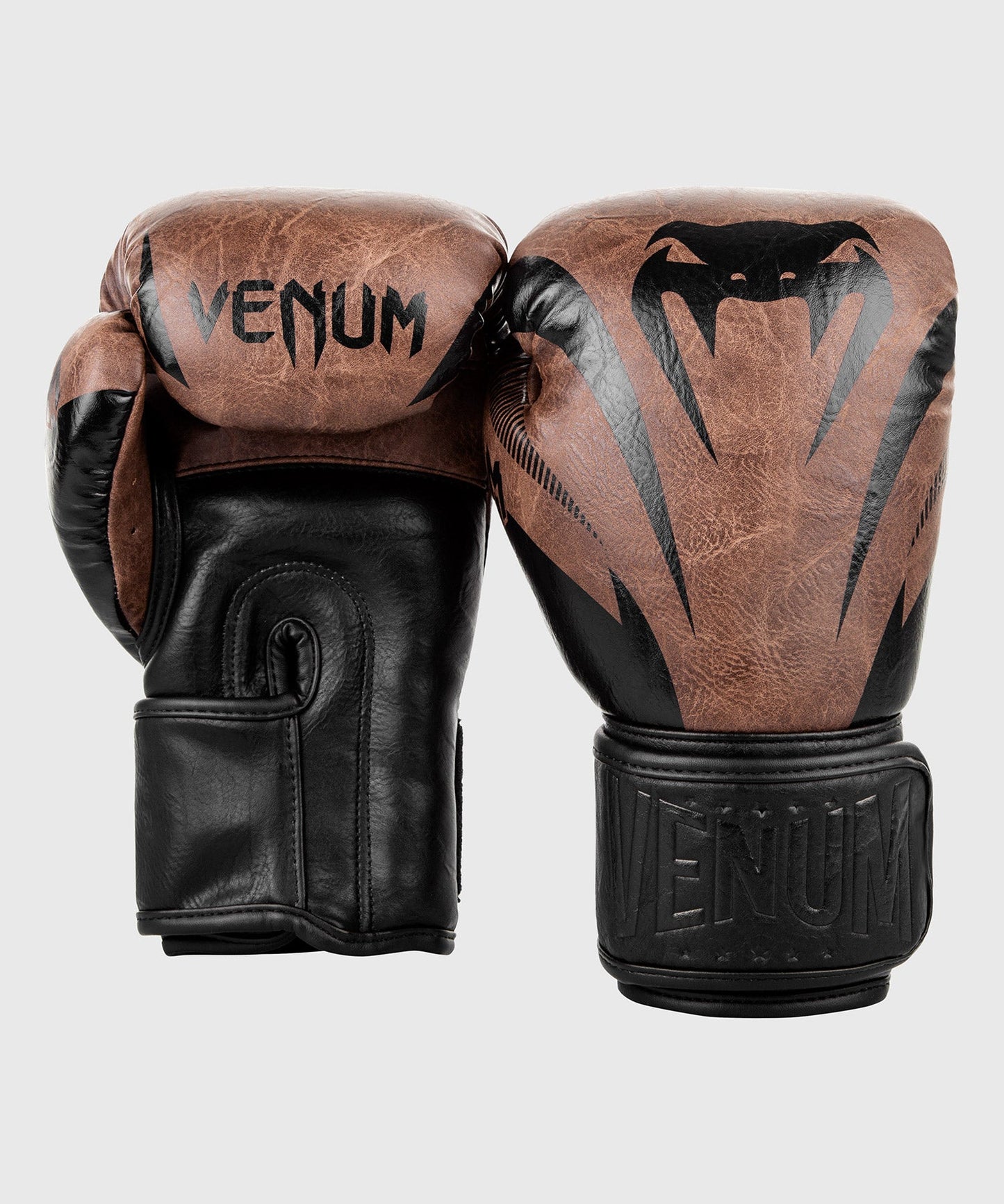 Venum Impact Boxing Gloves - Black/Brown