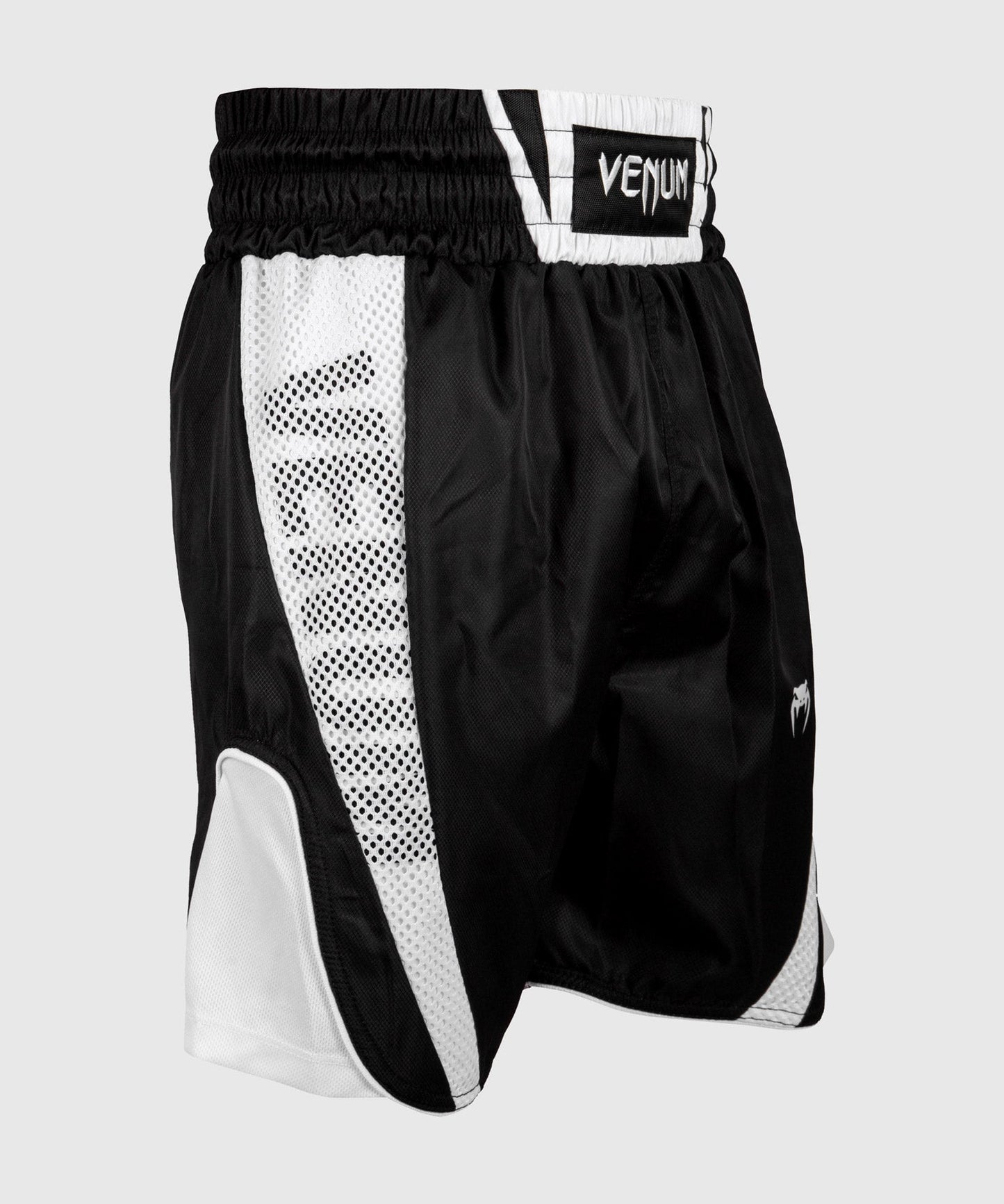 Venum Elite Boxing Shorts - Black/White