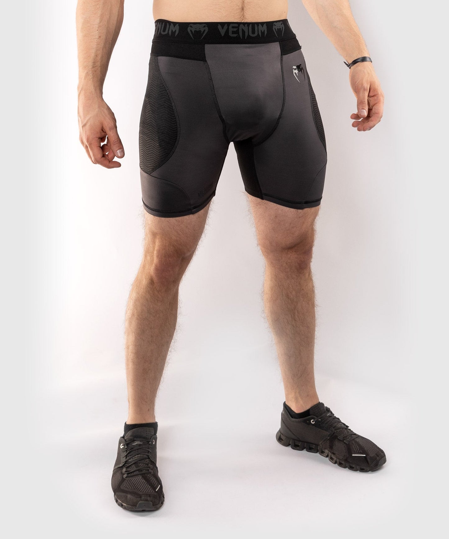 Venum G-Fit Compression Shorts - Grey/Black