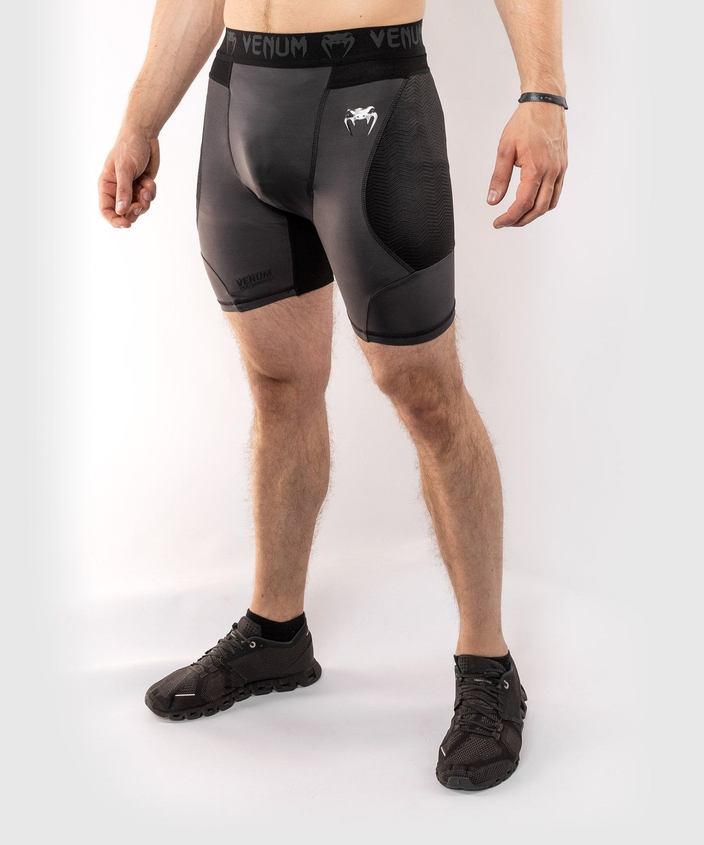 Venum G-Fit Compression Shorts - Grey/Black