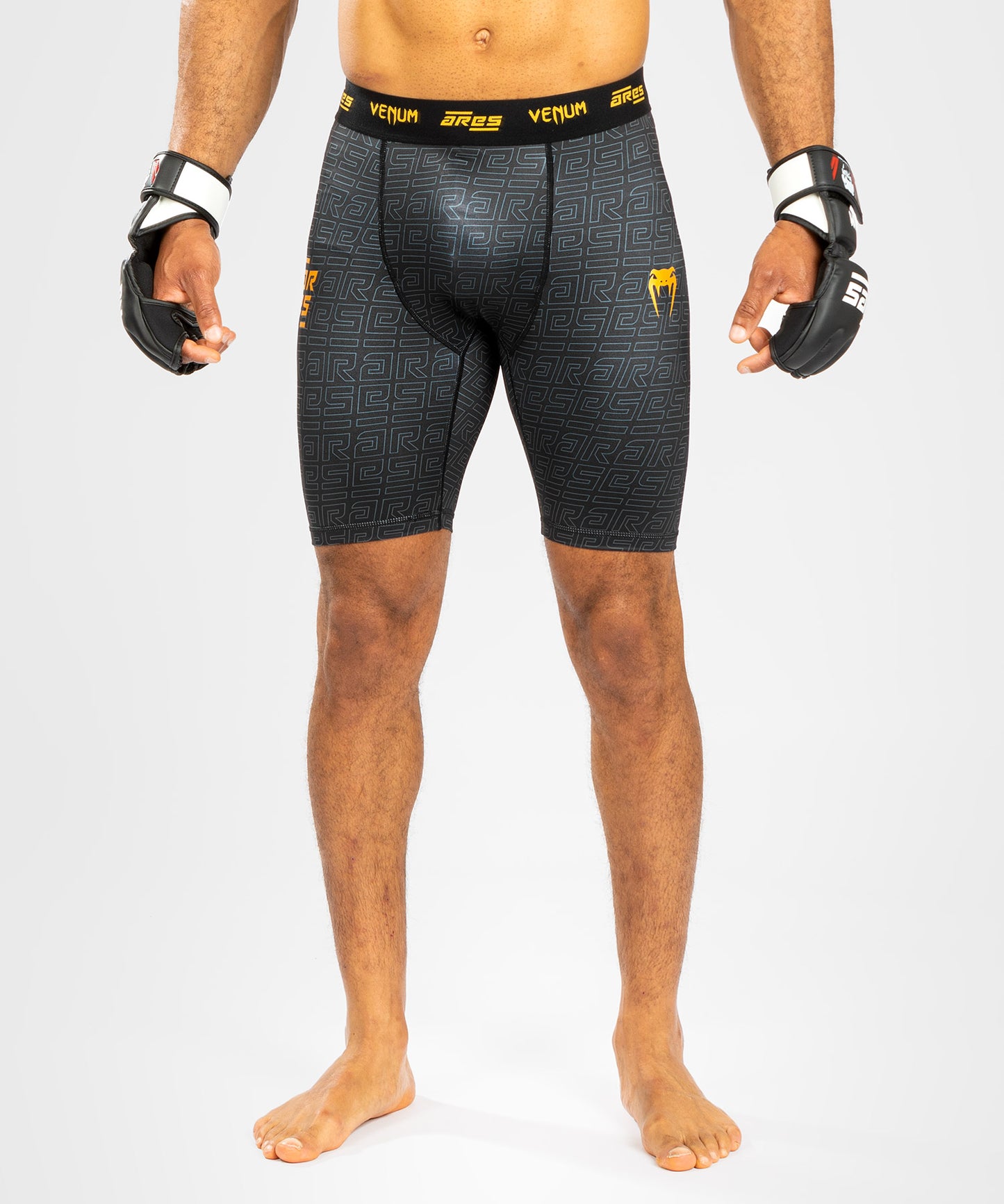 Venum X Ares 2.0 Vale Tudo Shorts - Black/gold - Pantalones MMA