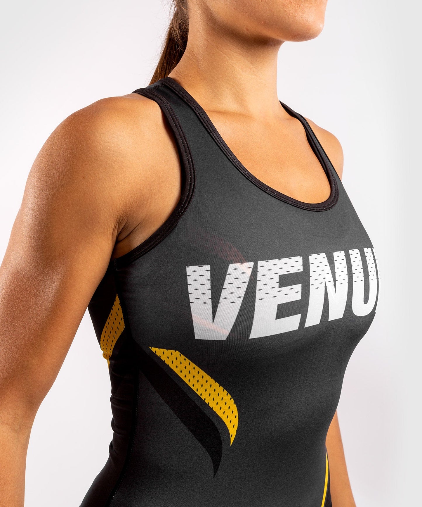 Venum ONE FC Impact Tank top - for women - Grey/Yellow