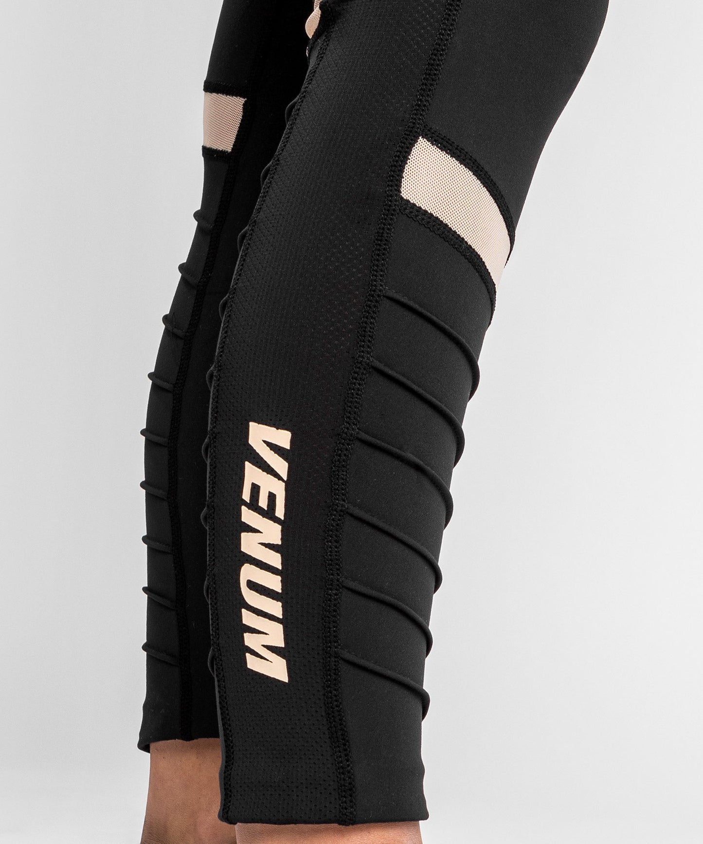 Venum Moto Leggings - For Women - Black/Sand