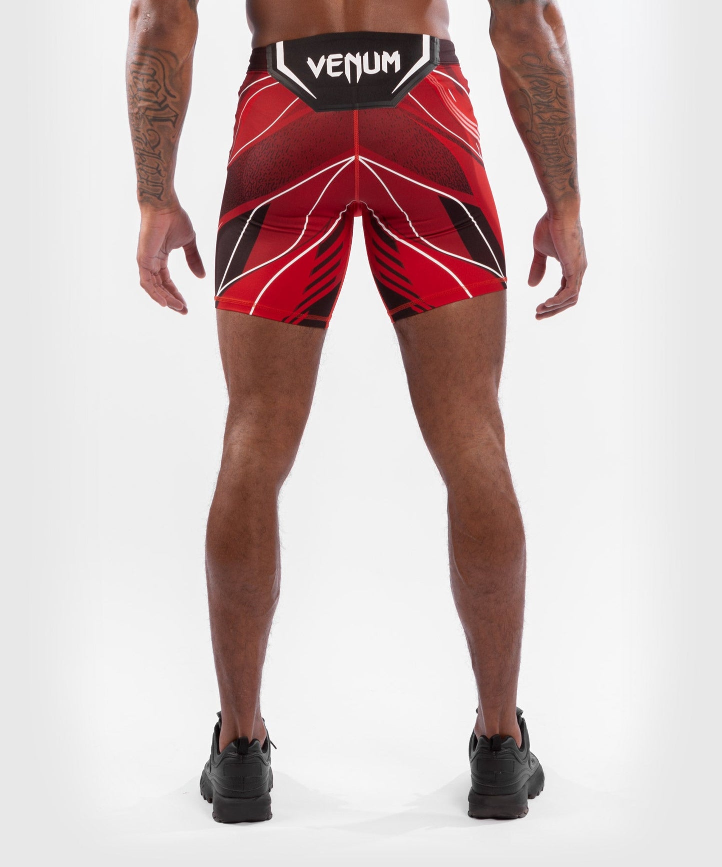 UFC Venum Authentic Fight Night Men's Vale Tudo Shorts - Long Fit - Red