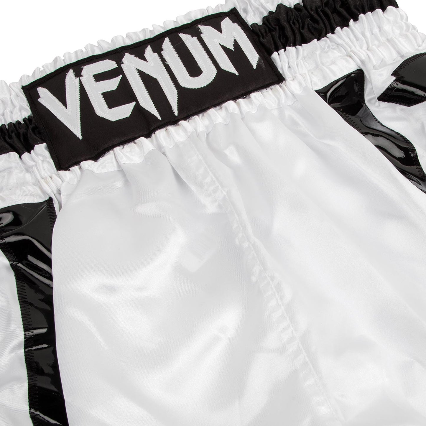 Venum Elite Boxing Shorts - White/Black