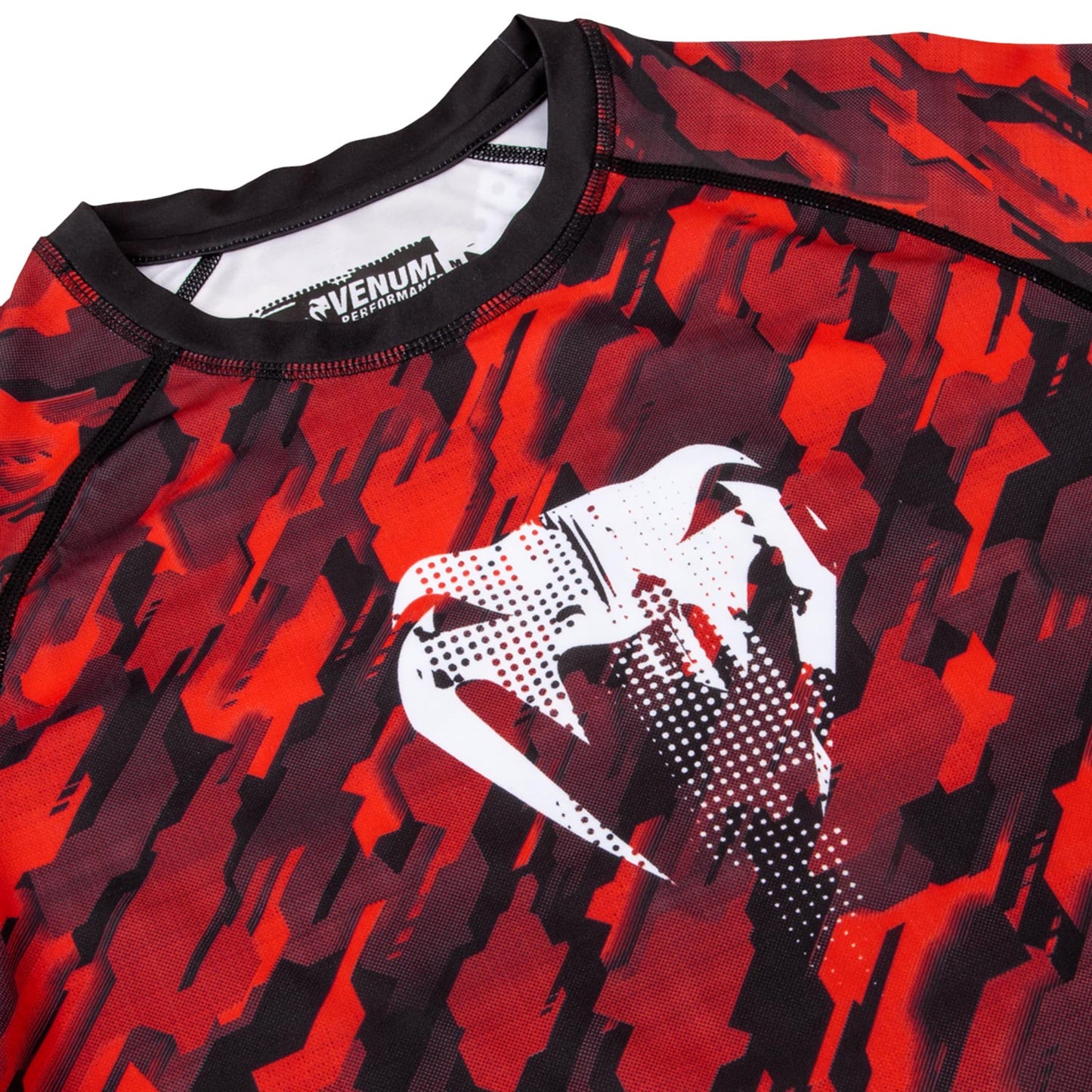 Venum Tecmo Rashguard - Long Sleeves - Red